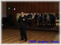 slavnostní zahájení plesu - starosta SDH Vratimov Víťa Bujok