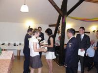 předání ocenění - Katka Neuwirthová, Martina Kulštejnová, Jiří Holaň, Marek Fajkus