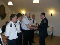 předání pamětní medaile okolním sborům - SDH Radvanice